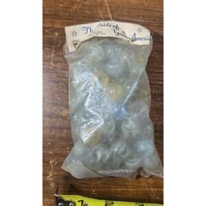 Five Star Brand Factory Sealed Bag of Cat Eyes Vintage Marbles Vintage